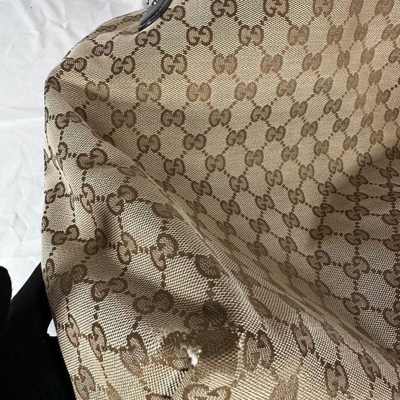 authentic Gucci beige/Brown GG canvas lcon Bit Tote Bag - Picture 13 of 13